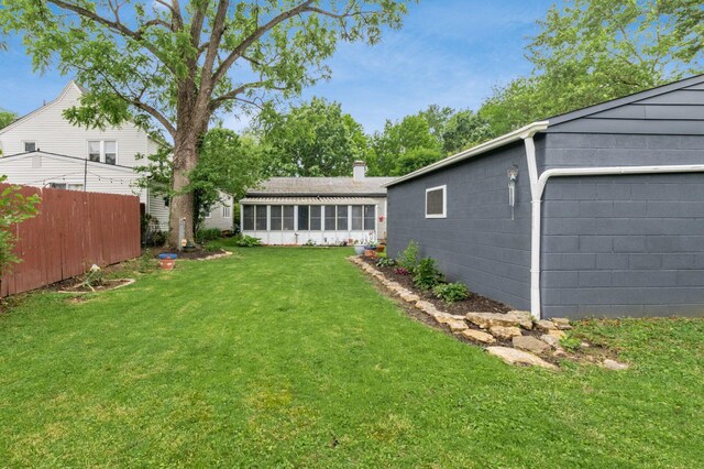 214 Arden Rd, Columbus, OH 43214 - view of yard featuring a sunroom