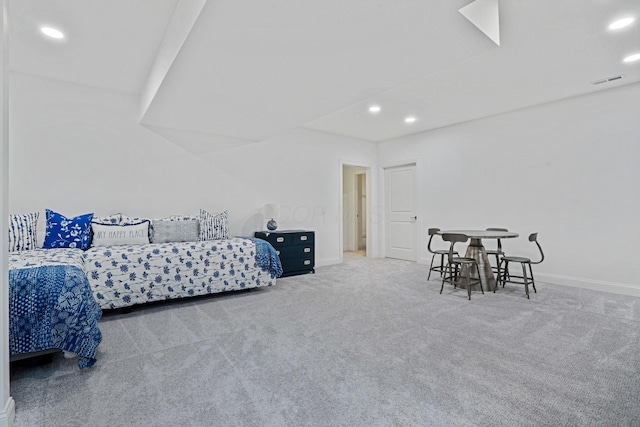 1526 Villa Way, Powell, OH 43065 - carpeted bedroom with baseboards and recessed lighting