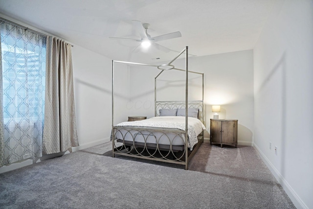1526 Villa Way, Powell, OH 43065 - carpeted bedroom featuring baseboards and ceiling fan