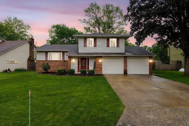 1392 Brenthaven Pl, Columbus, OH 43228 - split level home featuring brick siding, driveway, and a garage