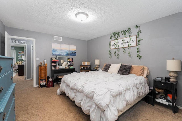 1392 Brenthaven Pl, Columbus, OH 43228 - bedroom featuring light carpet and a textured ceiling