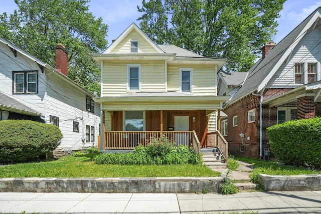 2278 Ridgeway Ave, Columbus, OH 43219 - traditional style home featuring a porch