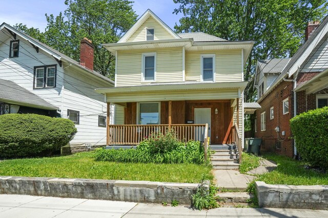 2278 Ridgeway Ave, Columbus, OH 43219 - american foursquare style home with covered porch