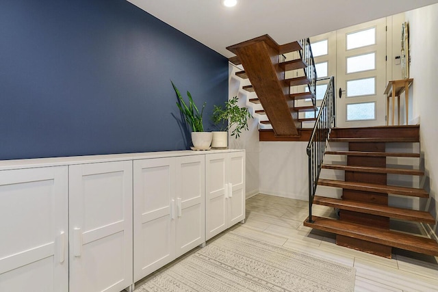 232 Hardy Way, Worthington, OH 43085 - staircase with recessed lighting
