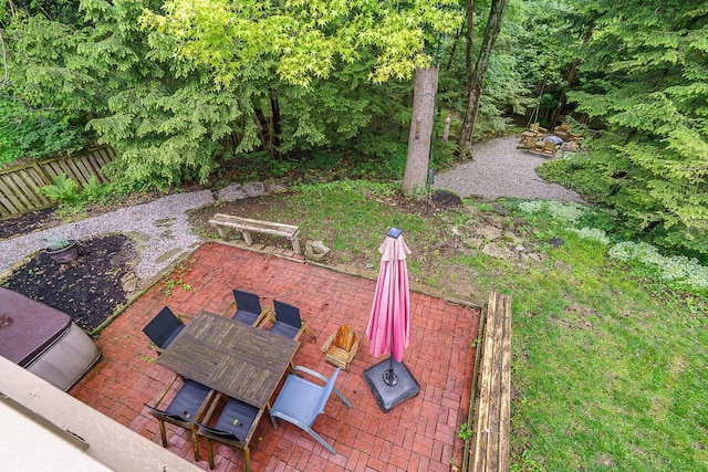 232 Hardy Way, Worthington, OH 43085 - view of yard with a patio