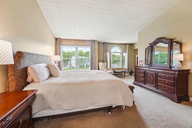 2407 Bryton Dr, Powell, OH 43065 - bedroom featuring a textured ceiling and light colored carpet