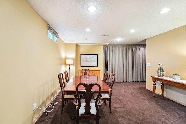 2407 Bryton Dr, Powell, OH 43065 - dining area with recessed lighting, carpet, and baseboards