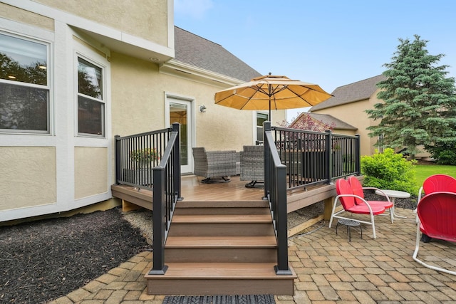 2407 Bryton Dr, Powell, OH 43065 - deck featuring a patio area