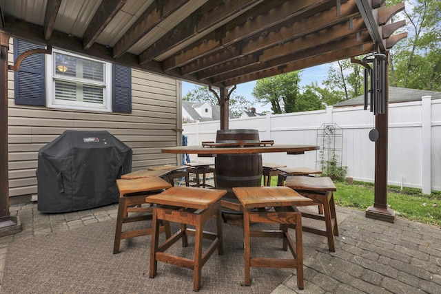 942 Mount Vernon Rd, Newark, OH 43055 - view of patio with outdoor dining area and area for grilling
