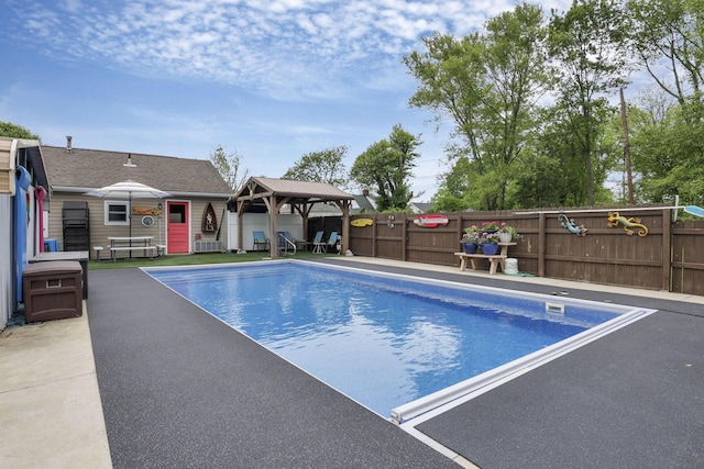 942 Mount Vernon Rd, Newark, OH 43055 - view of pool with a gazebo