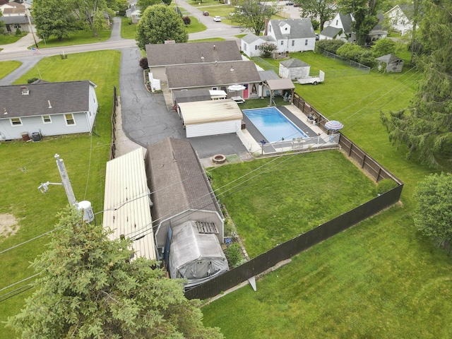 942 Mount Vernon Rd, Newark, OH 43055 - aerial view of residential area with a pool