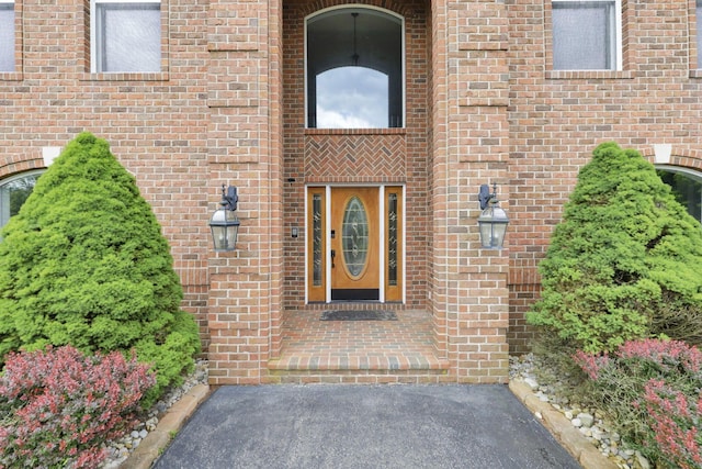 2300 Stonewall Cemetery Rd SW, Lancaster, OH 43130 - view of exterior entry featuring brick siding