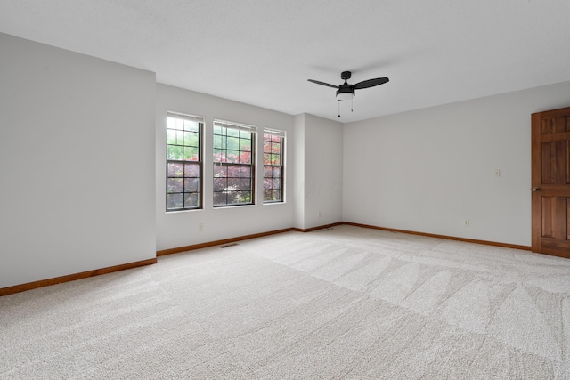 2321 Worthingwoods Blvd, Powell, OH 43065 - carpeted spare room featuring baseboards and a ceiling fan