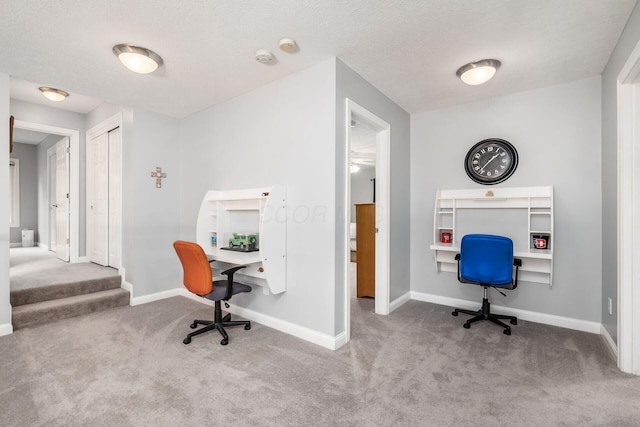 5552 Quail Hollow Way, Westerville, OH 43082 - carpeted home office with baseboards