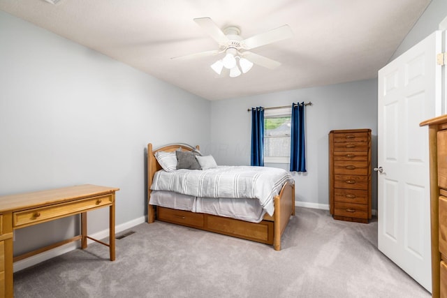 5552 Quail Hollow Way, Westerville, OH 43082 - carpeted bedroom with baseboards and ceiling fan