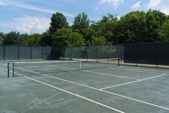 5552 Quail Hollow Way, Westerville, OH 43082 - view of tennis court with community basketball court