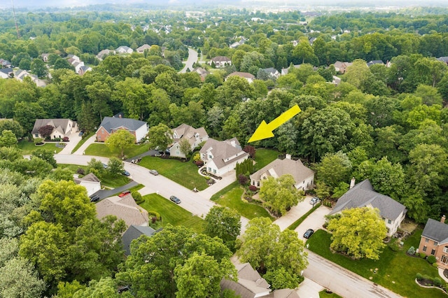 5552 Quail Hollow Way, Westerville, OH 43082 - aerial view of residential area