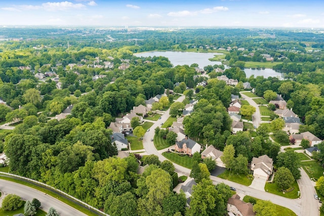 5552 Quail Hollow Way, Westerville, OH 43082 - aerial perspective of suburban area featuring a nearby body of water