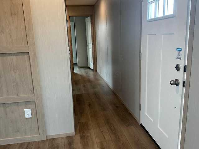 8565 Smith Calhoun Rd Unit 48, Plain City, OH 43064 - corridor with dark wood-style flooring