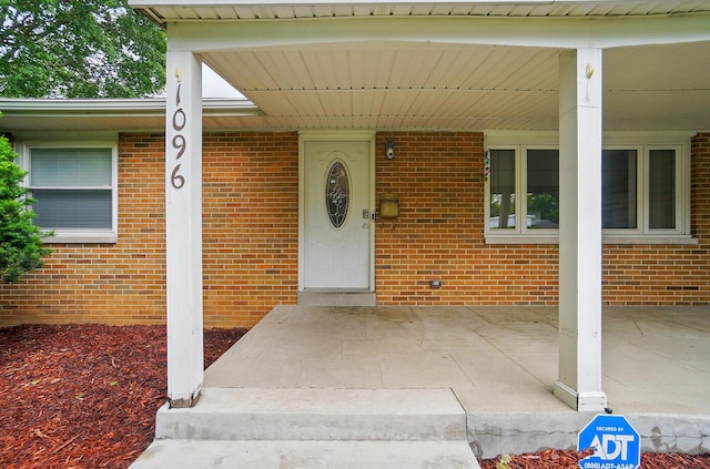1096 Lancaster Ave, Reynoldsburg, OH 43068 - view of exterior entry featuring brick siding