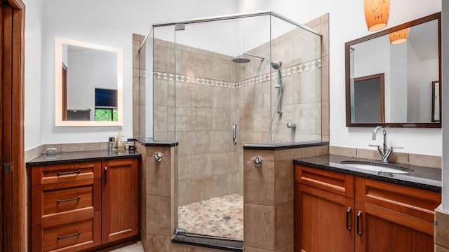 4171 Clotts Rd, Columbus, OH 43230 - full bath with vanity and a shower stall