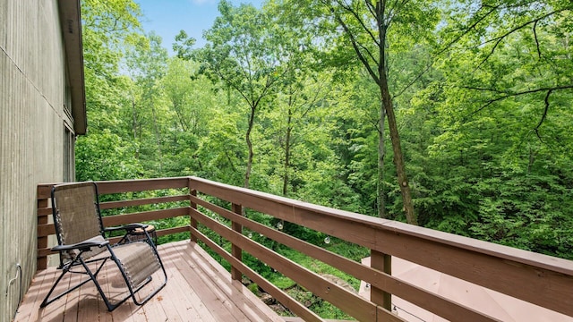 4171 Clotts Rd, Columbus, OH 43230 - deck with a view of trees