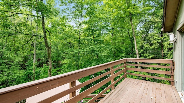 4171 Clotts Rd, Columbus, OH 43230 - wooden terrace with a view of trees