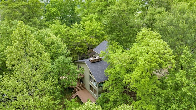 4171 Clotts Rd, Columbus, OH 43230 - view of subject property with a heavily wooded area