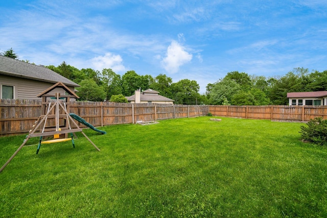 2862 Shady Ridge Dr, Columbus, OH 43231 - view of yard featuring a playground