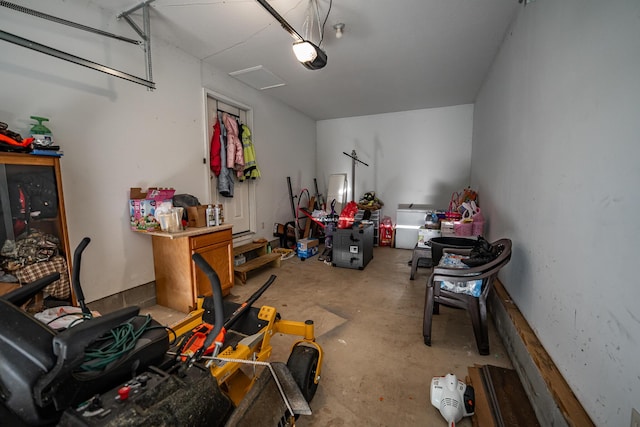 2025 Little Creek Rd, Frankfort, OH 45628 - garage with a garage door opener