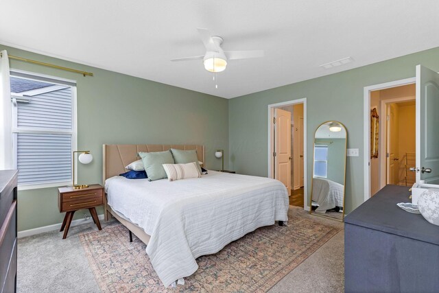 324 Raccoon Ave, Johnstown, OH 43031 - bedroom featuring carpet, ceiling fan, and baseboards