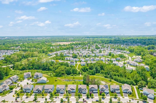 2991 Green Line Way, Columbus, OH 43231 - aerial view of property and surrounding area featuring nearby suburban area