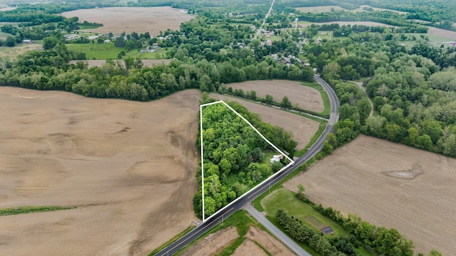 3470 State Route 314, Fredericktown, OH 43019 - overview of rural landscape featuring property boundaries highlighted