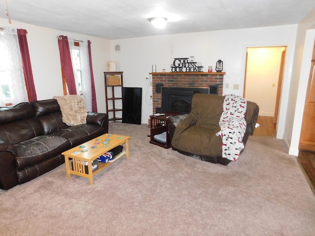 21800 State Route 47, West Mansfield, OH 43358 - view of carpeted living room