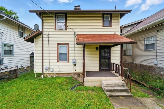 1146 Walters St, Columbus, OH 43201 - rear view of property featuring a chimney