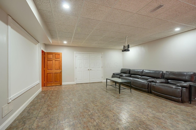 1494 Old Carriage Ct, Canal Winchester, OH 43110 - living area featuring recessed lighting and baseboards