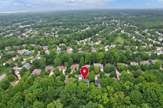 5528 Cypress Ct, Westerville, OH 43082 - aerial view of a heavily wooded area