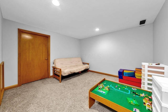 5528 Cypress Ct, Westerville, OH 43082 - recreation room with carpet floors, recessed lighting, and baseboards