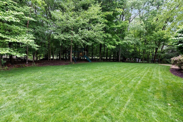 5528 Cypress Ct, Westerville, OH 43082 - view of grassy yard with a playground