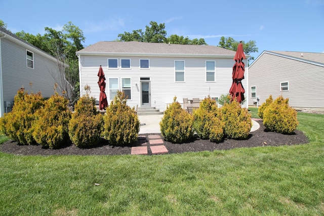5933 Lakemont Dr, Westerville, OH 43081 - view of front of house featuring a front lawn and entry steps