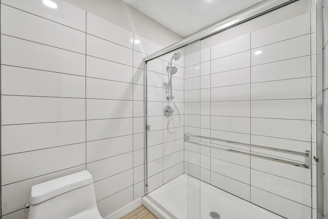 590 Haversham Dr, Gahanna, OH 43230 - bathroom featuring a shower stall and toilet