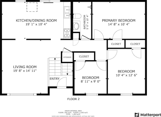 6024 Winterberry Dr, Galloway, OH 43119 - room layout
