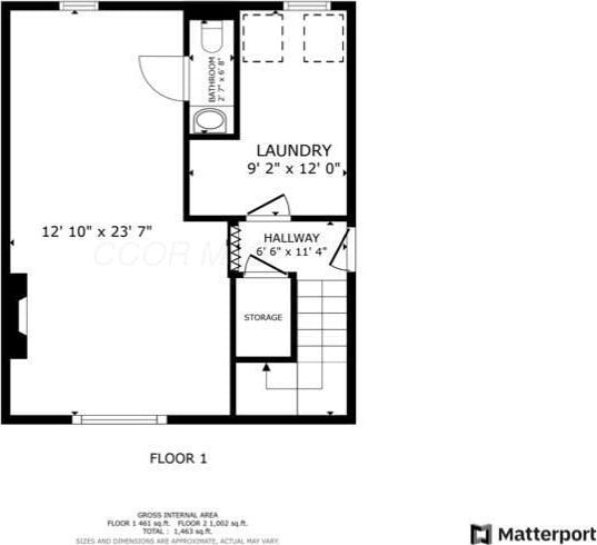 6024 Winterberry Dr, Galloway, OH 43119 - room layout
