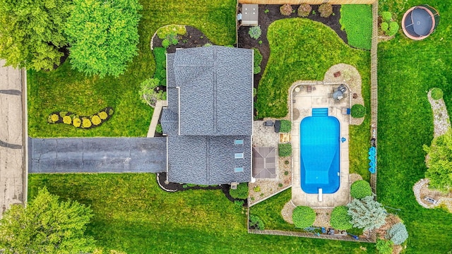 12179 Woodrow Ln, Pickerington, OH 43147 - bird's eye view of a pool