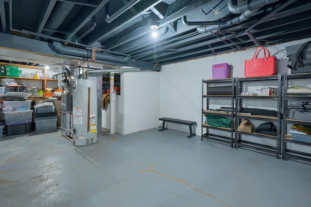12179 Woodrow Ln, Pickerington, OH 43147 - unfinished below grade area featuring water heater
