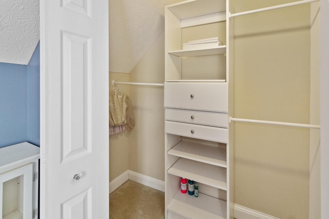 8699 Lazelle Commons Dr, Lewis Center, OH 43035 - spacious closet featuring vaulted ceiling