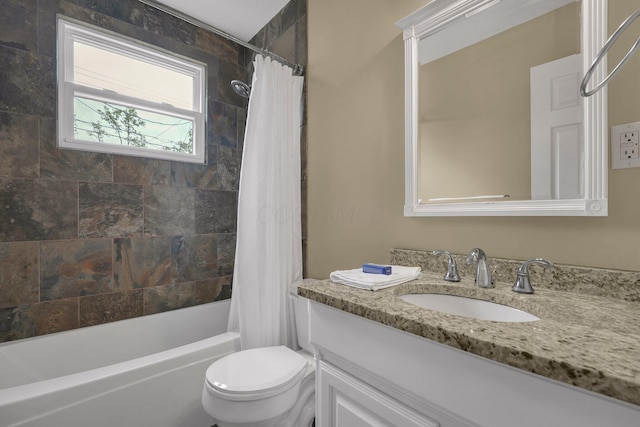 198 Loveman Ave, Worthington, OH 43085 - bathroom with vanity, toilet, and shower / bath combo