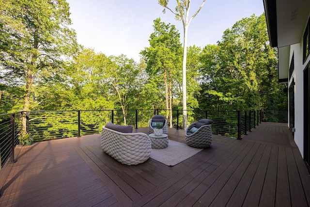 8159 Riverside Dr, Powell, OH 43065 - view of wooden terrace