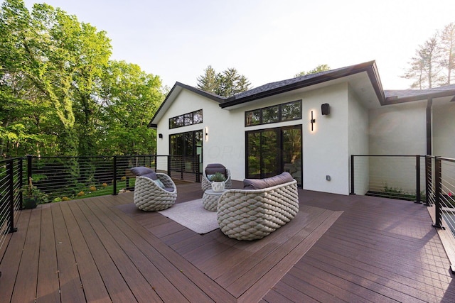 8159 Riverside Dr, Powell, OH 43065 - view of wooden terrace