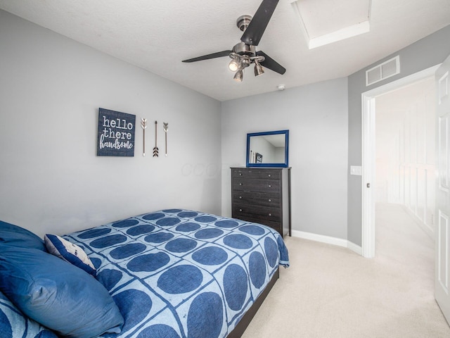 593 Summer Tree Loop, Marysville, OH 43040 - bedroom with light carpet, ceiling fan, and baseboards